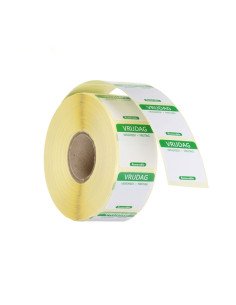 Daily food safety labels, easy removable