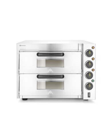 Pizzaoven 2 kamers compact 230V/3000W - 220283 - HENDI