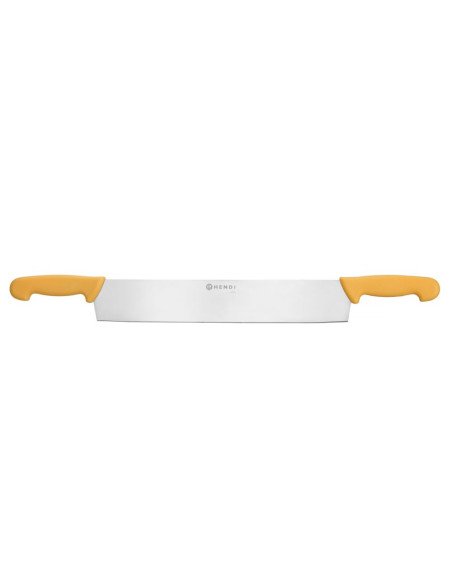 Double handled cheese knife