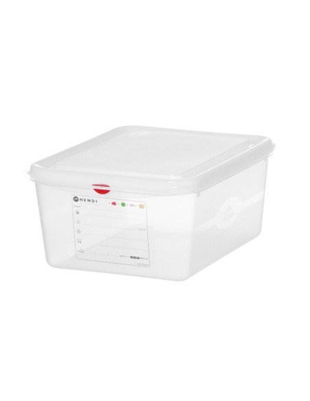 GN 1/2 container, polypropylene