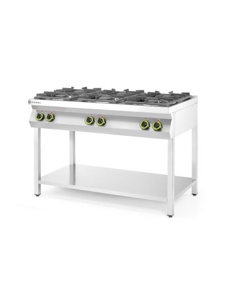 Gasfornuis 6 pits open frame HENDI 226094