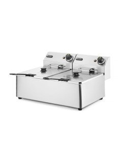 Dubbele elektrische friteuse 2x 6 L HENDI 205853 2