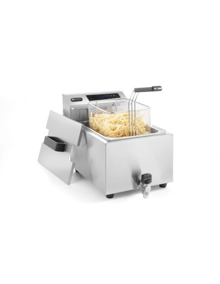 Digital deep fryer 8 L drain tap HENDI 207369
