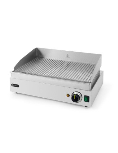 Electric griddle ribbed 518 x 330 mm HENDI 203170