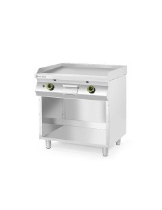Plancha à gaz lisse sur meuble 10 kW HENDI 220207 2