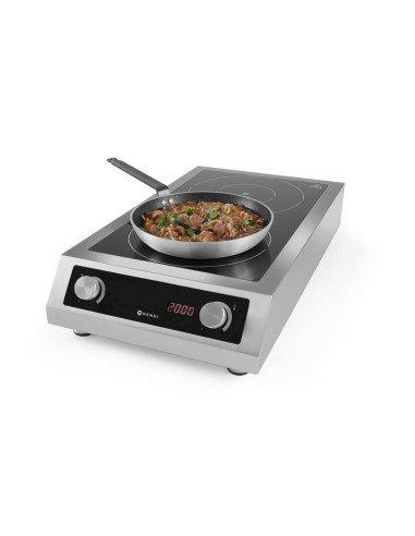 Double induction hob 7000 W 400 V HENDI 239346