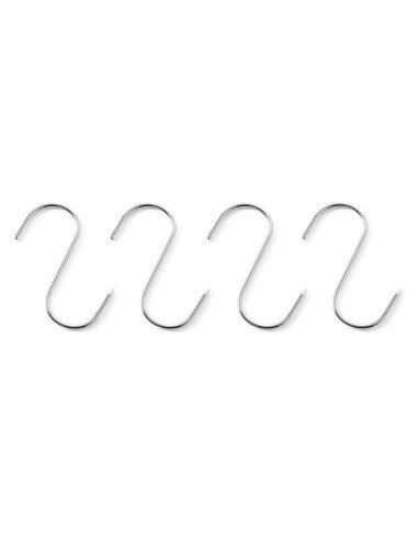 Crochets de boucherie 110 mm inox set de 4 HENDI 513545