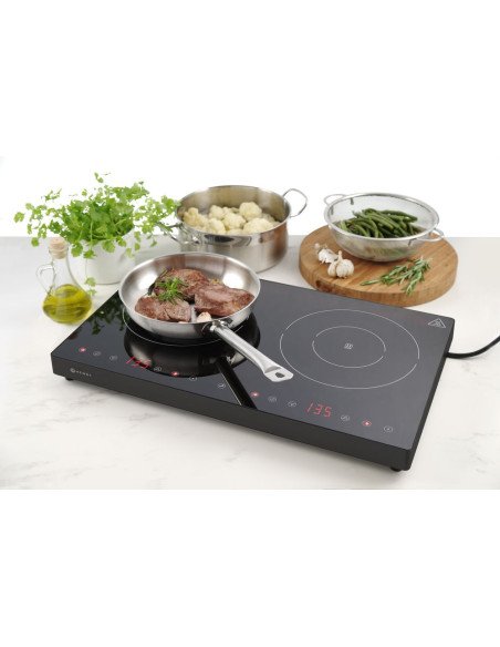 Dubbele inductiekookplaat 3500 W HENDI 239414