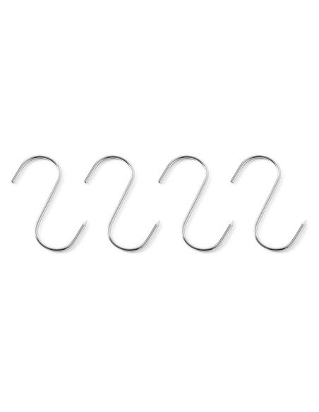 Crochets de boucherie 150 mm inox set de 4 HENDI 513569