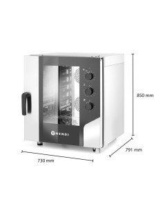 Combisteamer 7 x GN 1/1 10400 W 400 V HENDI 2