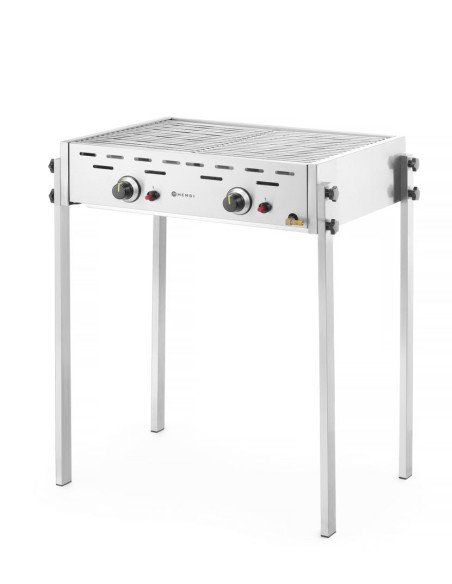 Gasbarbecue 2 branders 11,6 kW RVS HENDI