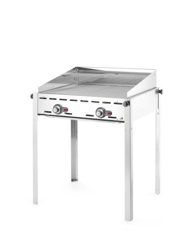 Gas barbecue 11.6 kW 2 GN 1/1 grills HENDI 149621