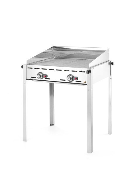 Gas barbecue 11.6 kW 2 GN 1/1 grills HENDI 149621