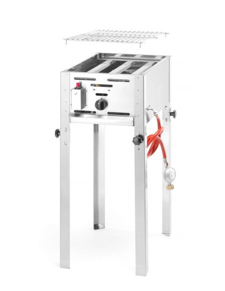 Gasbarbecue rooster en bakplaat 5,8 kW HENDI