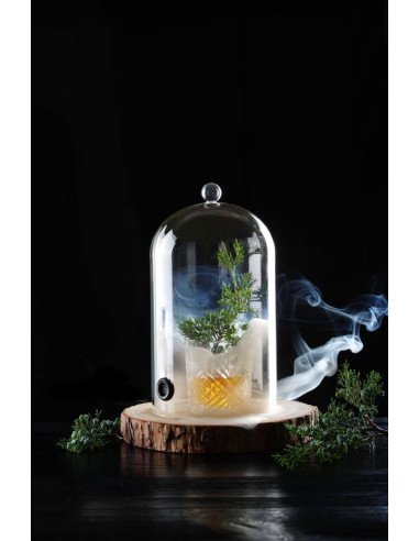 Cloche à cocktail en verre ø 130 mm HENDI