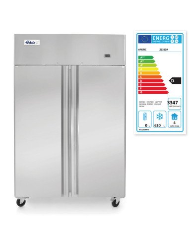 Armoire de congélation 900 L 2 portes inox HENDI 233139