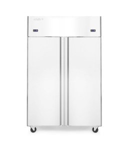 Koel-vriescombinatie 420 L 4 portes inox HENDI 233146