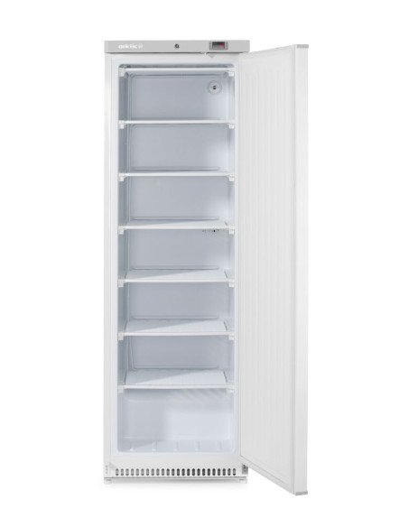 Freezer cabinet 260 L white fan-assisted cooling HENDI