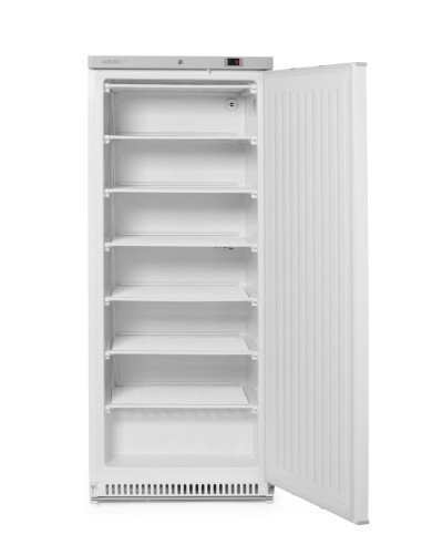 Freezer cabinet 455 L stainless steel fan-assisted