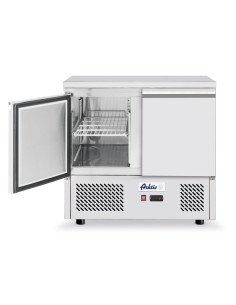 Refrigerated counter 169 L 2 doors stainless steel HENDI 2