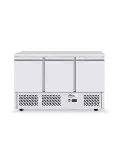 Table réfrigérée 254 L 3 portes inox HENDI 232026