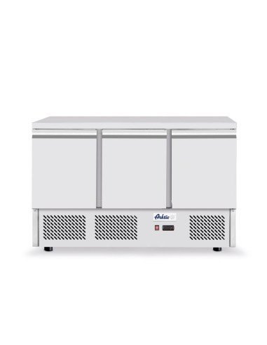 Table réfrigérée 254 L 3 portes inox HENDI 232026
