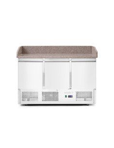Pizza prep table 380 L 3 doors granite HENDI 232033
