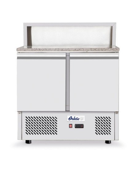 Pizzawerkbank 300 L 2 deuren graniet HENDI 232859