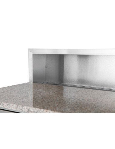 Pizzawerkbank 300 L 2 deuren graniet HENDI 232859