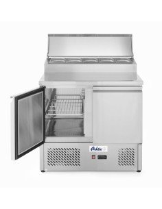 Saladette 300 L 2 portes bac GN surélevé HENDI 232880