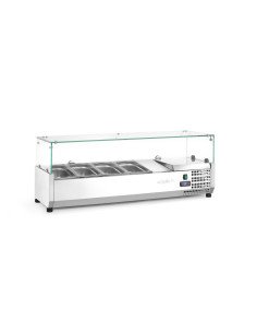 Saladette à poser 4x GN 1/3 24 L vitre verre HENDI 232965 2