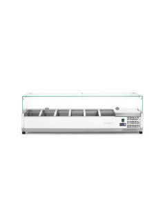 Saladette à poser 6x GN 1/3 36 L vitre verre HENDI 232972 2