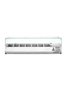 Saladette à poser 7x GN 1/3 42 L vitre verre HENDI 232989