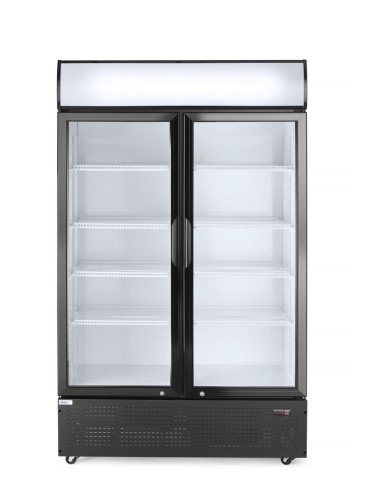 Réfrigérateur à boissons 2 portes 512 L 0 à 10 °C HENDI 233795