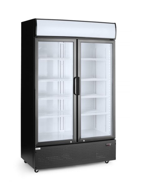 Réfrigérateur à boissons 2 portes 512 L 0 à 10 °C HENDI 233795