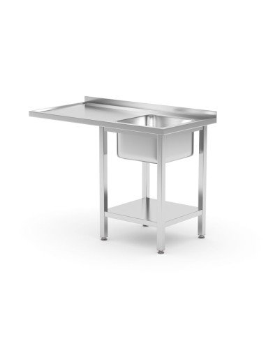 Sink table with dishwasher space (right) HENDI 237526