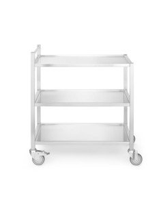 Gelaste serveerwagen RVS