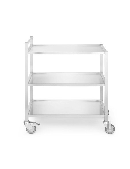 Gelaste serveerwagen RVS