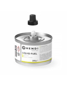 Vloeibare brandstof met lont voor chafing dish (pack 24) 2