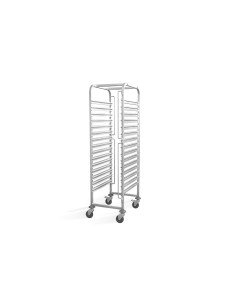 Chariot porte-plateaux 15x 600x400