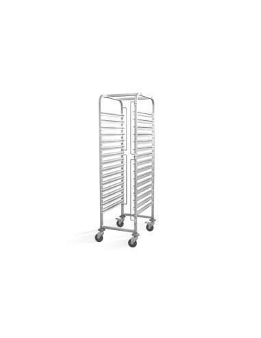Tray trolley 15x 600x400