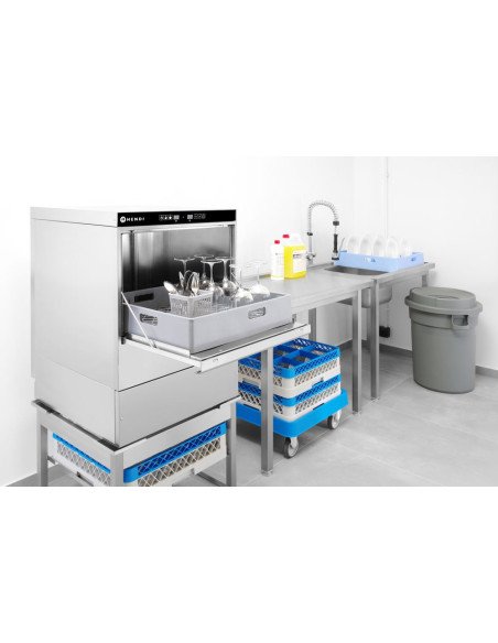 Lave-verre 40x40 - commande électronique HENDI 230268