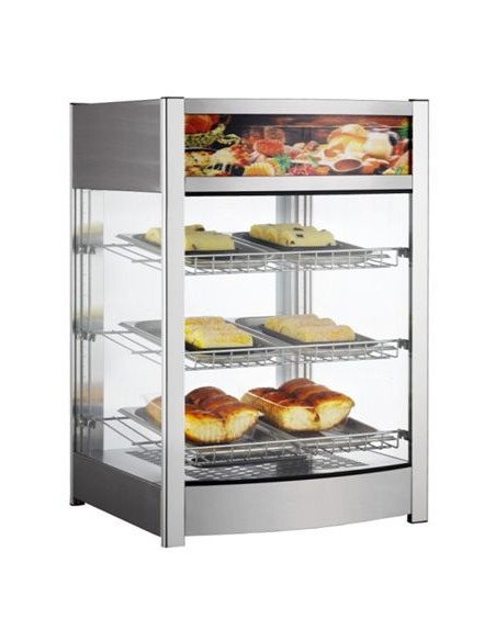 Vitrine chauffante de table (double vitrage)