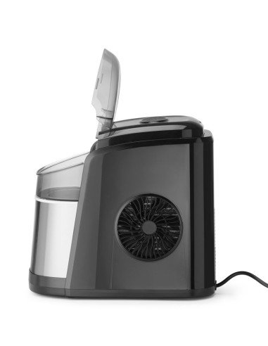 IJsblokjesmachine 12 kg/24 h bunker 0,7 kg bolijs HENDI