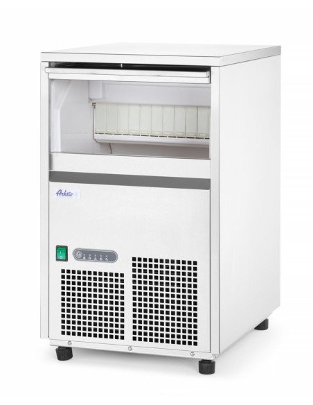 Ice machine 22 kg/24 h bin 6 kg full cubes HENDI 271353