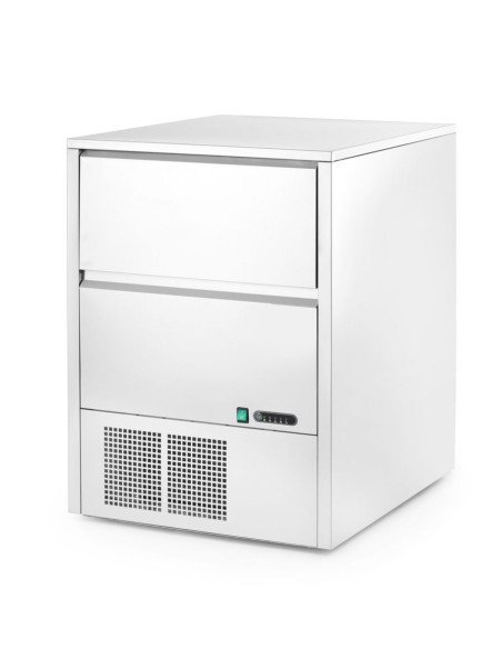 Ice machine 60 kg/24 h bin 30 kg full cubes HENDI 271438