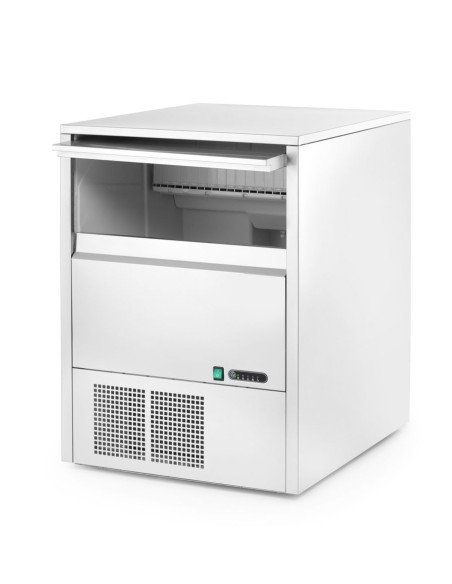 Ice machine 60 kg/24 h bin 30 kg full cubes HENDI 271438
