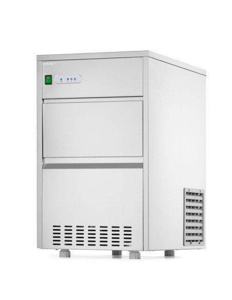 Ice machine 26 kg/24 h bin 7 kg hollow cubes HENDI 271773