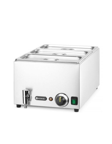 Set bain-marie Ranger with tap + 3 GN 1/3