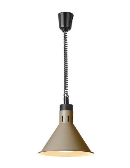 Lampe chauffante réglable conique (noir)